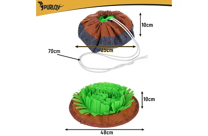Čmuchací podložka  sniff mat 48 cm – interaktywna zabawka na smakołyki