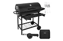 Grill ogrodowy na węgiel drzewny 108x67x96cm + akcesoria