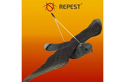 Zawieszony odstraszacz – realistyczny sokół