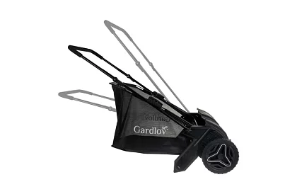 Ręczny zbieracz liści i trawy 100 l – regulowany, obrotowy mechanizm