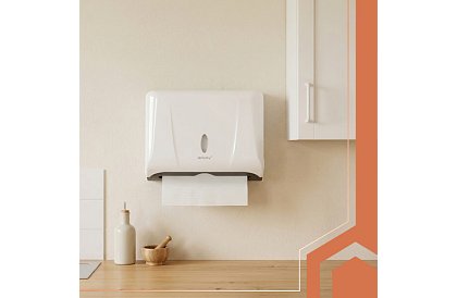 Zbiornik papierowych ręczników ZZ – biały