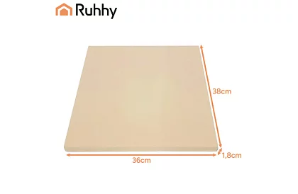 Pieczenie kamienia kordyrytowego do pizzy z bambusową łopatką