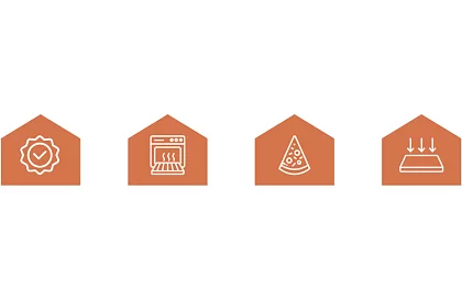 Pieczenie kamienia kordyrytowego do pizzy z bambusową łopatką