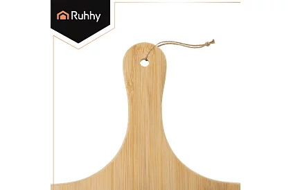 Pieczenie kamienia kordyrytowego do pizzy z bambusową łopatką