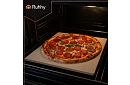 Pieczenie kamienia kordyrytowego do pizzy z bambusową łopatką