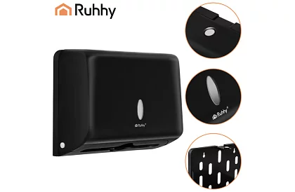 Zbiornik papierowych ręczników ZZ – czarny