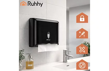 Zbiornik papierowych ręczników ZZ – czarny