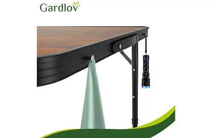 Stół kempingowy składany 120 × 60 cm + 4 krzesła