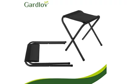 Stół kempingowy składany 120 × 60 cm + 4 krzesła