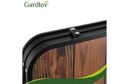 Stół kempingowy składany 120 × 60 cm + 4 krzesła