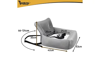Fotelik transportowy do samochodu 53 x 42 x 30 cm – Rozmiar L