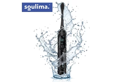 Soniczna elektryczna szczoteczka do zębów X800 - czarna – 90 000 obrotów/min + 6 końcówek