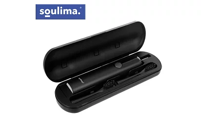 Soniczna elektryczna szczoteczka do zębów X800 - czarna – 90 000 obrotów/min + 6 końcówek