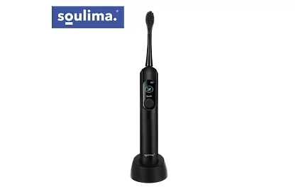 Soniczna elektryczna szczoteczka do zębów X800 - czarna – 90 000 obrotów/min + 6 końcówek