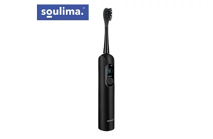 Soniczna elektryczna szczoteczka do zębów X800 - czarna – 90 000 obrotów/min + 6 końcówek