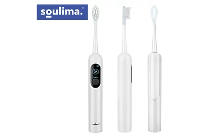 Soniczna elektryczna szczoteczka do zębów X800 – biała – 90 000 obrotów/min + 6 końcówek