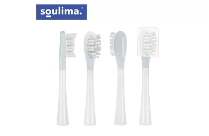 Soniczna elektryczna szczoteczka do zębów X800 – biała – 90 000 obrotów/min + 6 końcówek