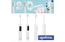 Soniczna elektryczna szczoteczka do zębów X800 – biała – 90 000 obrotów/min + 6 końcówek