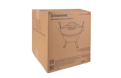 Emaliowany garnek żeliwny 10 litrów