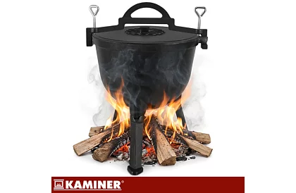 Emaliowany garnek żeliwny 10 litrów