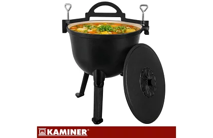 Emaliowany garnek żeliwny 10 litrów