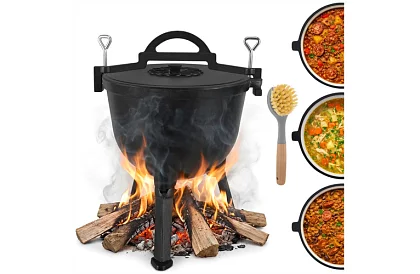 Emaliowany garnek żeliwny 10 litrów