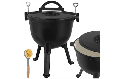 Emaliowany garnek żeliwny 10 litrów