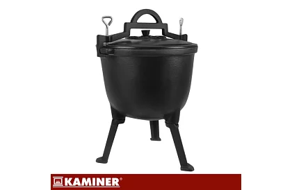 Emaliowany garnek żeliwny 8 litrów