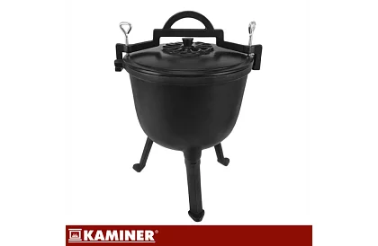 Emaliowany garnek żeliwny 8 litrów