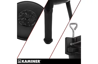 Emaliowany garnek żeliwny 8 litrów