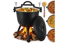 Emaliowany garnek żeliwny 8 litrów