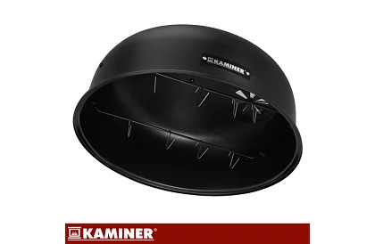 Grill ogrodowy z wędzarnią na węgiel drzewny - 2 ruszty, 8 haków