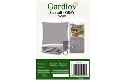 Zasłona przeciwsłoneczna 3 × 2 m – Szara