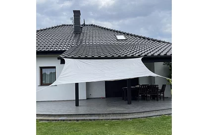 Zasłona przeciwsłoneczna 3 × 2 m – Szara