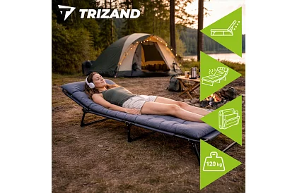 Składane leżaki ogrodowe 192 × 68 × 28 cm – Szare