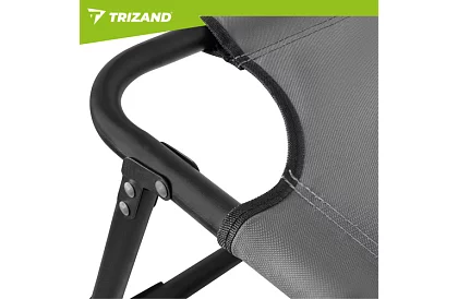 Składane leżaki ogrodowe 192 × 68 × 28 cm – Szare