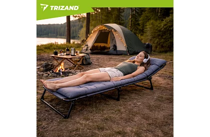 Składane leżaki ogrodowe 192 × 68 × 28 cm – Szare