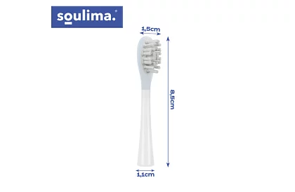 2 wymienne głowice do elektrycznej szczoteczki do zębów X800 – białe