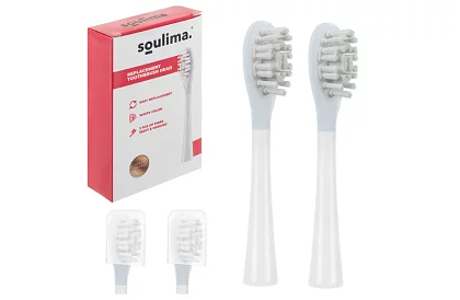2 wymienne głowice do elektrycznej szczoteczki do zębów X800 – białe