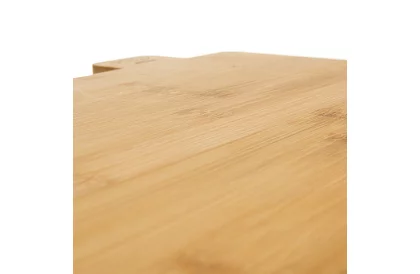 Zestaw 4 bambusowych desek do krojenia i serwowania + stojak