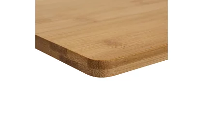 Zestaw 4 bambusowych desek do krojenia i serwowania + stojak