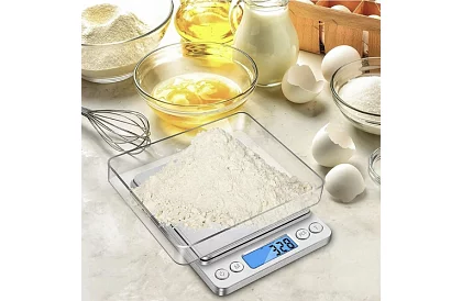 Dokładna elektroniczna waga kuchenna LCD 500 g / 0,01 g