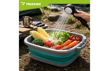 Przenośna prysznic kempingowy z LCD i pompą 8000 mAh – ładowalna