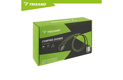 Przenośna prysznic kempingowy z LCD i pompą 6000 mAh – ładowalna