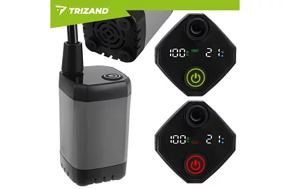 Przenośna prysznic kempingowy z LCD i pompą 6000 mAh – ładowalna