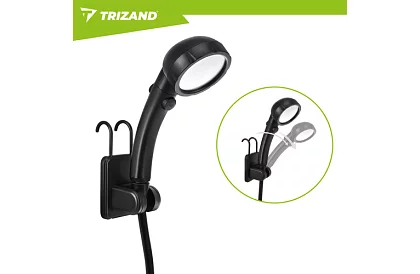 Przenośna prysznic kempingowy z LCD i pompą 6000 mAh – ładowalna