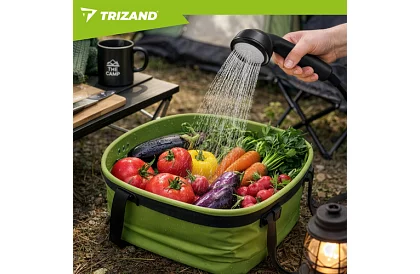 Przenośna prysznic kempingowy z LCD i pompą 6000 mAh – ładowalna