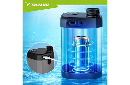 Przenośna prysznic kempingowy z LCD i pompą 6000 mAh – ładowalna