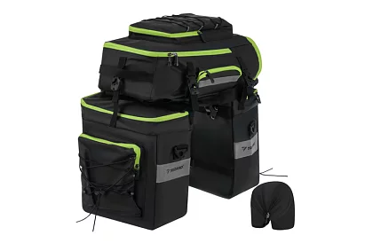 Torba rowerowa, plecak 3w1 – na bagażnik rowerowy - 65 l