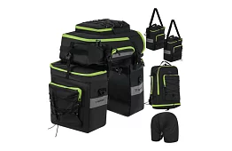 Torba rowerowa, plecak 3w1 – na bagażnik rowerowy - 65 l